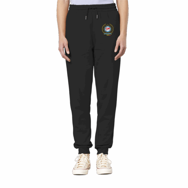 IPA Antwerpen yellow logo - Organic Jogger Pants - Afbeelding 2