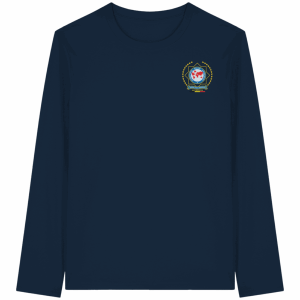 IPA Antwerpen yellow logo - Organic Longsleeve T-Shirt - Afbeelding 4