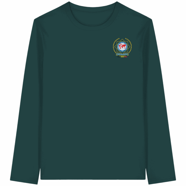 IPA Antwerpen yellow logo - Organic Longsleeve T-Shirt - Afbeelding 7
