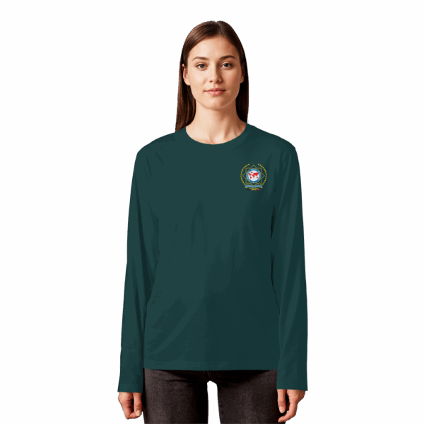 IPA Antwerpen yellow logo - Organic Longsleeve T-Shirt - Afbeelding 9