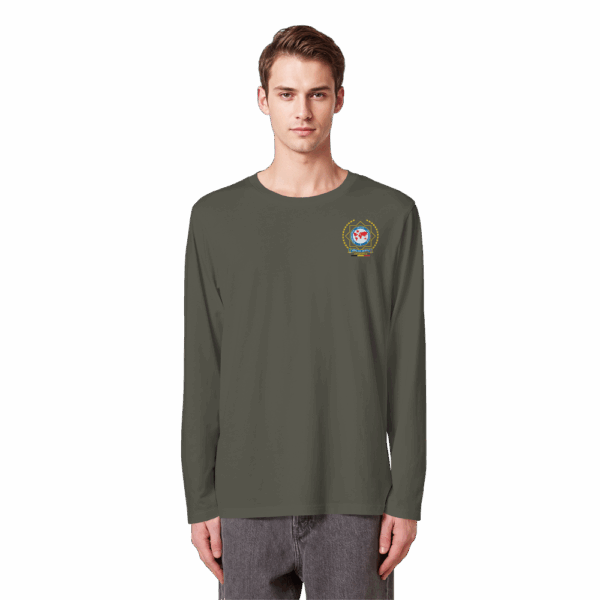 IPA Antwerpen yellow logo - Organic Longsleeve T-Shirt - Afbeelding 11