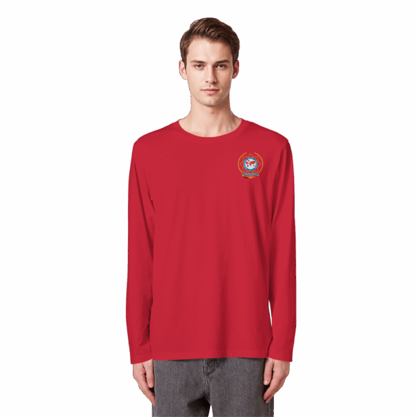 IPA Antwerpen yellow logo - Organic Longsleeve T-Shirt - Afbeelding 14