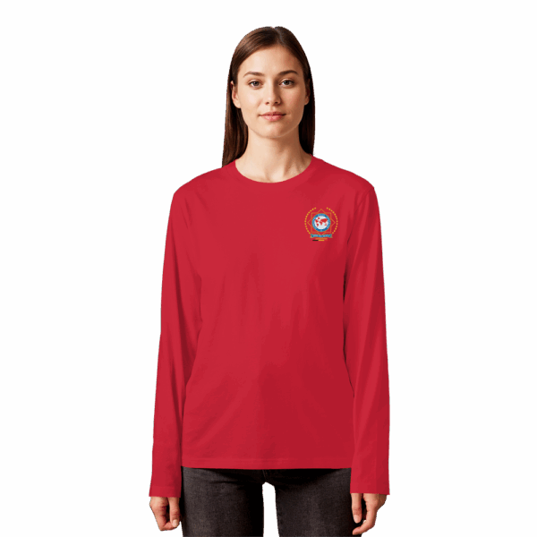 IPA Antwerpen yellow logo - Organic Longsleeve T-Shirt - Afbeelding 15